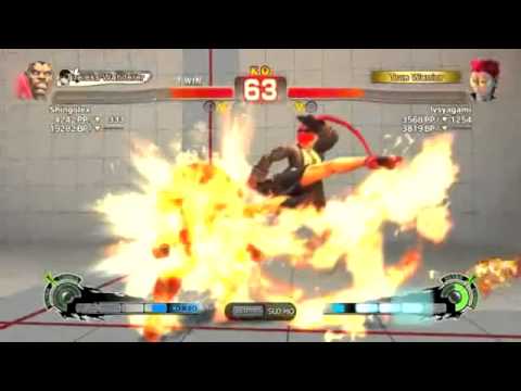 SSF4 AE 2012 Live PC online matches - Lvsyagami (C. Viper) vs Shingolex (Balrog) - 2 matches