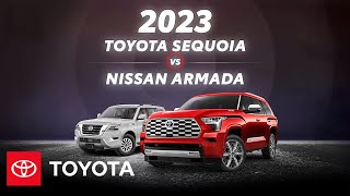 2023 Toyota Sequoia vs 2023 Nissan Armada | Toyota