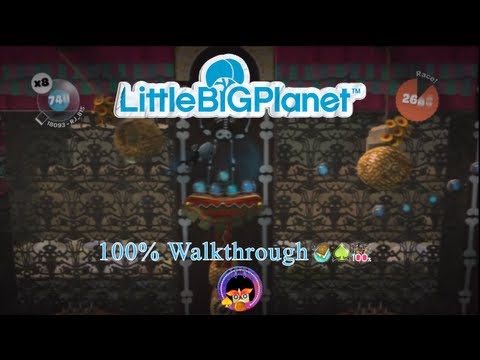 LittleBIGPlanet (720p HD) Walkthrough Part 35 - Wobble Poles - Score Challenge