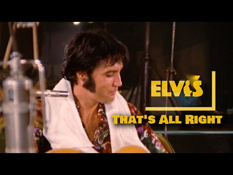 ELVIS PRESLEY - That's All Right   (Rehearsal 1970) 4K