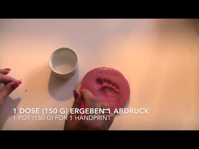 Video Teaser für Baby Handabdruckset