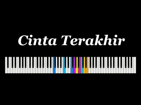 Aiman Sidek ft. Syazmin - Cinta Terakhir [Piano Tutorial dengan Lirik]