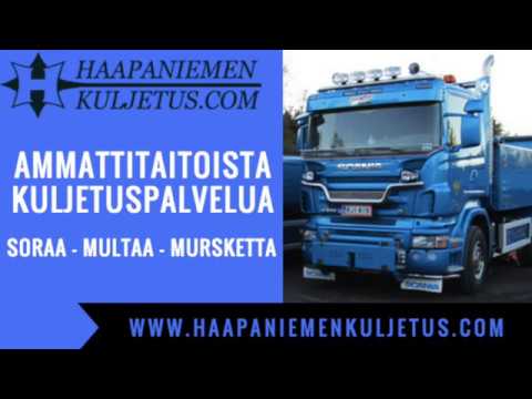 Kuljetuspalvelut Sastamala - Haapaniemen Kuljetus Oy - 0400332594