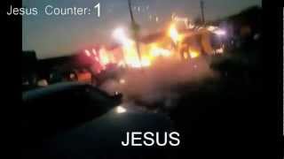 Black Jesus of New Years Day 2012- firework disaster