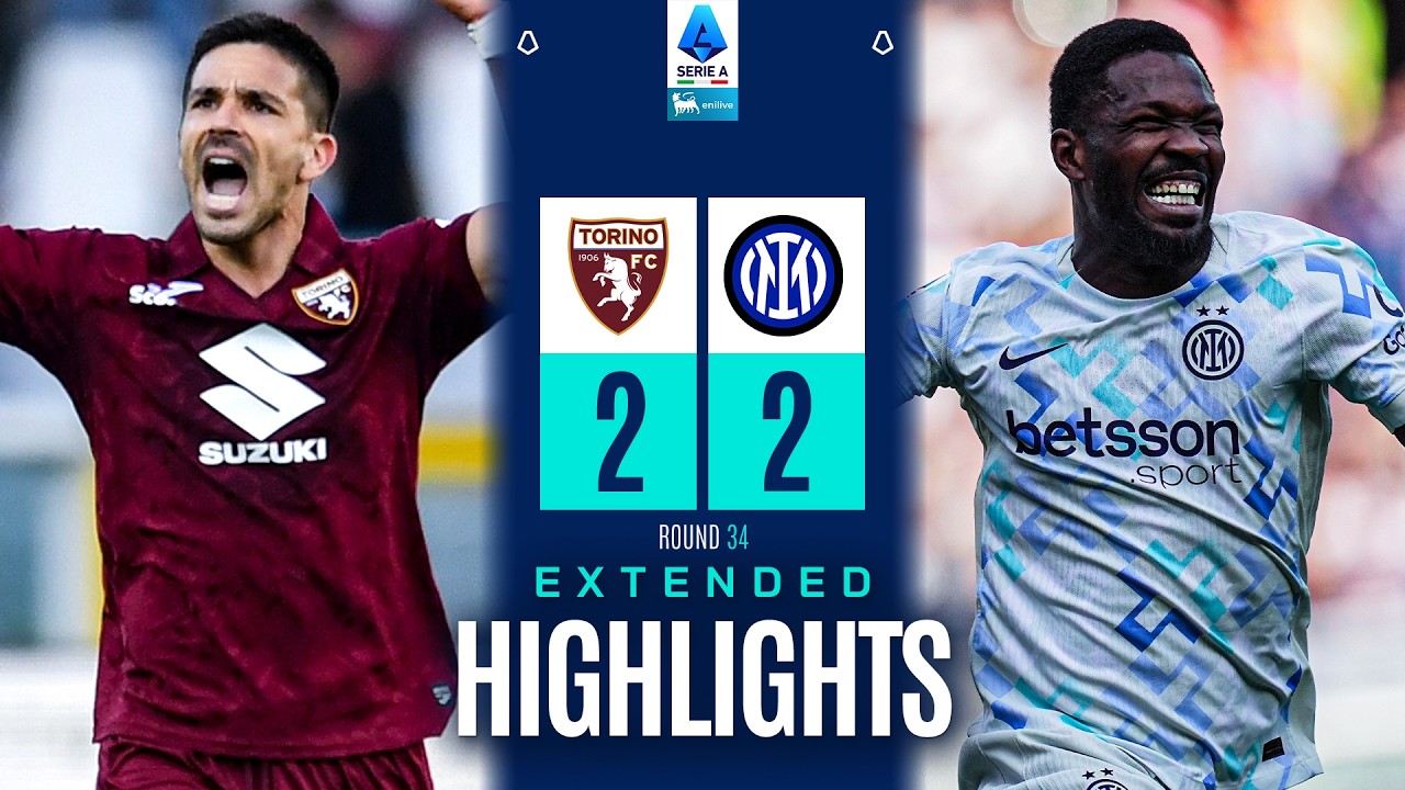 TORINO-INTER 2-2 | EXTENDED HIGHLIGHTS | SERIE A 2025/26