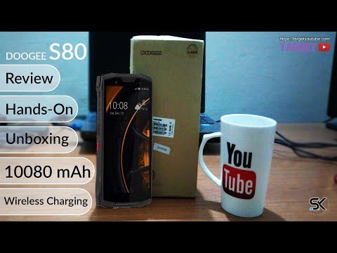 Doogee S80 Hands-On, Review and Unboxing - IP68, Wireless Charging and 10080mAh Powerful Phone !!!