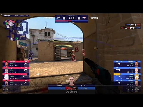 LOSER IS OUT!  Heroic vs 9z    CSGO BLAST Premier   HIGHLIGHTS !!!