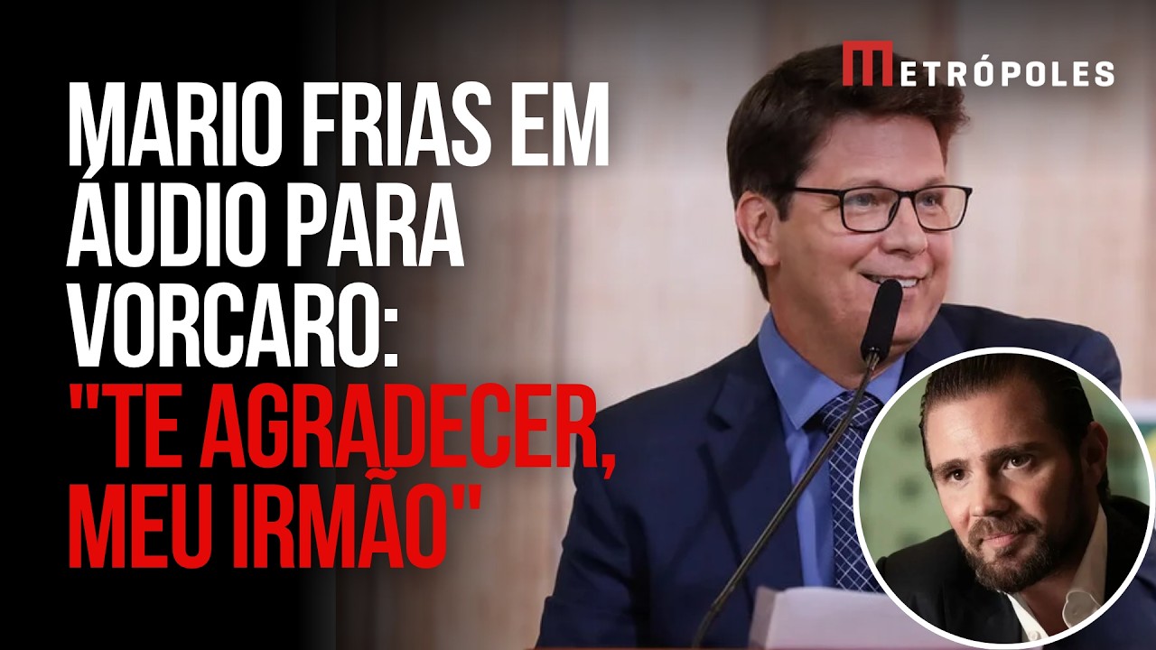 Áudio: Mario Frias agradeceu Daniel Vorcaro por apoio a filme sobre Jair Bolsonaro