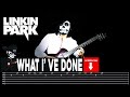 【LINKIN PARK】[ What I've Done ] cover by Masuka | LESSON | GUITAR TAB