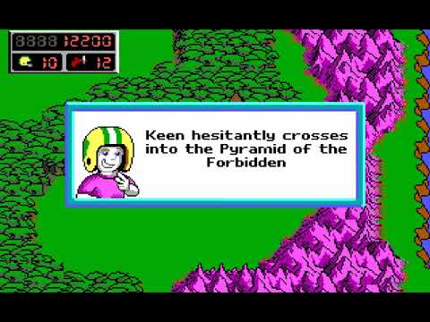 Game play Keen 4 secret level