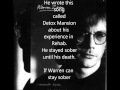 warren zevon detox mansion