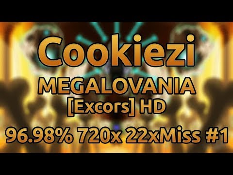 Cookiezi | toby fox + RichaadEB - MEGALOVANIA [Excors] HD 96.98% 720/1381x 22xMiss★9.4 #1