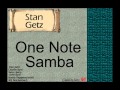 Stan Getz: One Note Samba. 