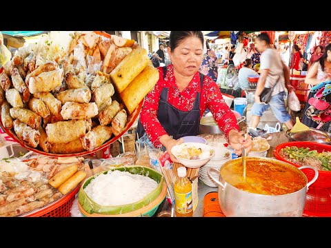 Must Try Nood;es At Psar Kraom, Chhbar Aampov  Phnom Pemh Street Food