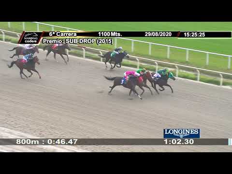 29/08/2020 – Hipodromo Maroñas – Carr 6 – SUB DROP (2015)