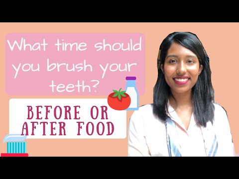 Should you brush your teeth before breakfast or after? | Correct Time to Brush | Dr.Mihika