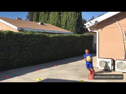Justin Wong 8 year old basketball drill compilation
