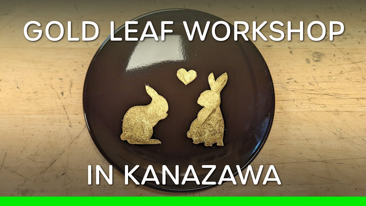 Experience the thrill of performing the gold leaf ritual as a tourist in Kanazawa.