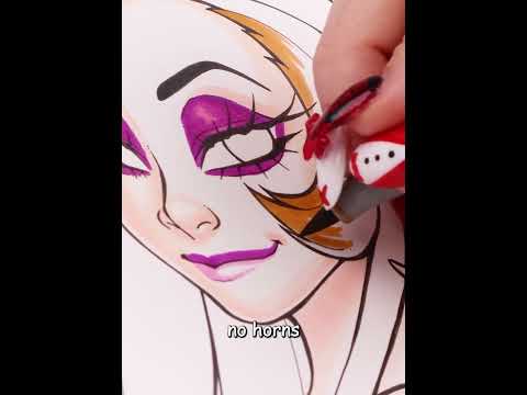 Drawing Lilith from Hazbin Hotel