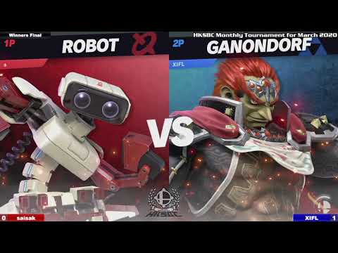 HKSBC Monthly Tournament for March 2020 - WF saisak (ROB) vs XIFL (Ganondorf) - SSBU
