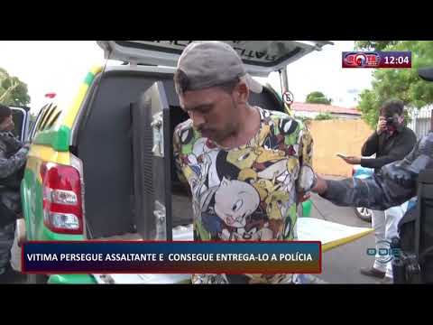 Após ser roubada, vítima persegue assaltante e consegue entregá-lo í  Polícia 09 11 2020