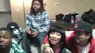 Nicki Minaj  Jae Millz  Gudda  Lil Chuckee  Drake  Mack Maine T Streetz  Young Money  Wallin Out Backstage In St  Louis  That Lil Nicca Is Corrupted