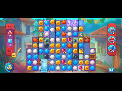 2962 level, relaxation music, Fishdom, level