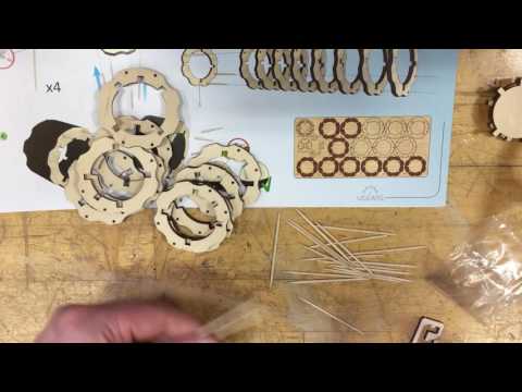 UGears Old Combination Lock Assembly Instructions Video