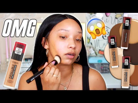 Is This The Best Foundation In The World?! L'Oreal Infallible Fresh Wear 24Hr Foundation Review