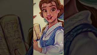 Drawing Belle from Beauty and The Beast! #beautyandthebeast #belle