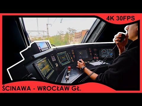 [VLOG] Zza pleców maszynisty 3 (PESA Elf 2 48WEc-032) - Ścinawa ➡️ Wrocław Gł. // 4K 30fps, prędkość