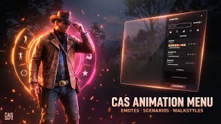 RedM Animation Menu | Live Preview, Advanced UI | CAS Scripts