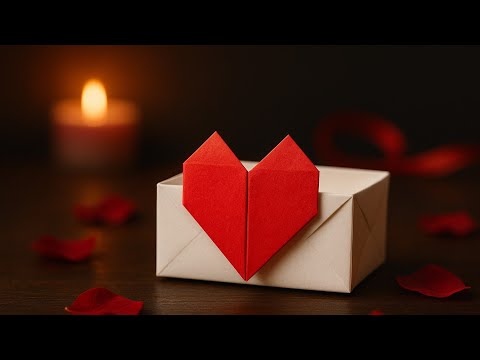 Origami Heart Box – Cute Paper Craft for Gifts