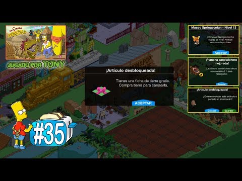 Los Simpson Springfield "Tostadora viajera, Cap. 35 - Ficha tierra, Museo 13 y Plancha 20" por Tony