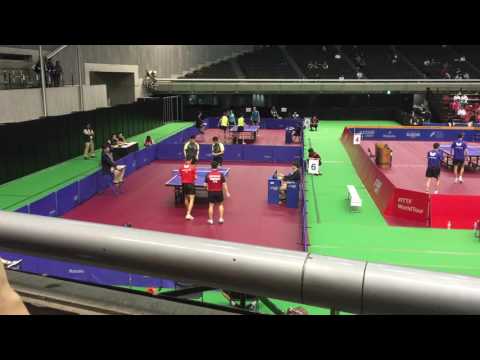 Japan Open 2016  Zhang Jike Fan Zhendong VS Chen Chien-An Chiang Hung-Chieh Set 2