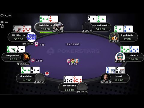 $11 Sunday Storm 13th Anniversary kdrAS | Stoqnov303 | habbet3  - Final Table Poker Replays