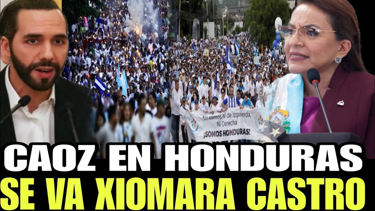 ALERTA  VAN POR XIOMARA CASTRO SE HAN TOMADO LAS CALLE  PIDEN SU RENUNCIA YA