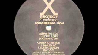 x project records, conquering lion 'alpha' when we set it! boombastic mix, classic d& phat tune!