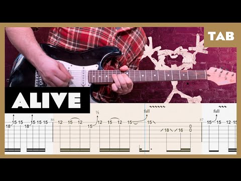 Pearl Jam - Alive - Guitar Tab | Lesson | Cover | Tutorial