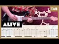 Pearl Jam - Alive - Guitar Tab | Lesson | Cover | Tutorial | Donner DST-400