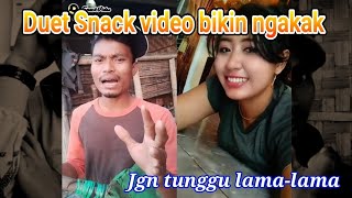 Download lagu duet kocak Snack video jgn tunggu lama lama sayang... mp3