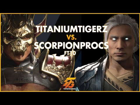 SCORPIONPROCS VS TITANIUMTIGERZ - Fujin vs Shao Kahn - FT10【Mortal Kombat 11】