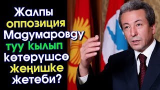 Жалпы оппозиция Адаханды ТУУ кылып гана ЖЕҢИШКЕ жетеби? | Акыркы Кабарлар