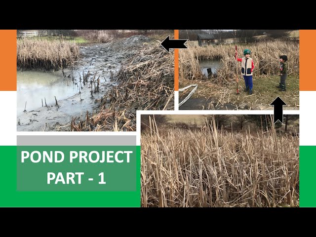FIRST BIG PROJECT IN THE NEW HOUSE! POND REPAIR PART-1