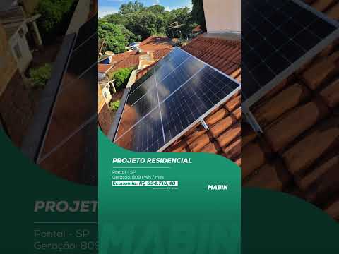 Projeto MABIN | Pontal - SP | 8,05 kWp