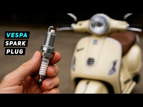 Vespa GTS / GTV - Spark Plug Change | Mitch's Scooter Stuff