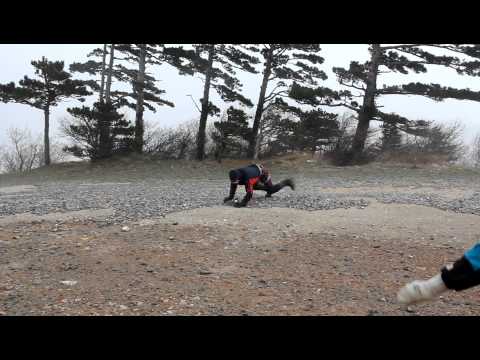 Ekstremna burja 200 km/h+ v Senju (Hrvaška) - 07/02/2012