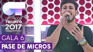 QUIÉN - Cepeda | Primer pase de micros para la Gala 6 | OT 2017