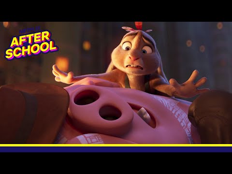 Thumbnail of the video: A Daring Escape | Chickenhare and the Hamster of Darkness | Netflix After School
