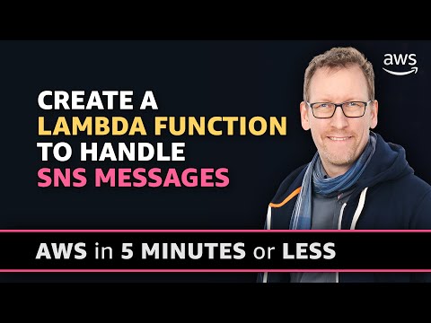 How to create a Lambda function to handle SNS messages